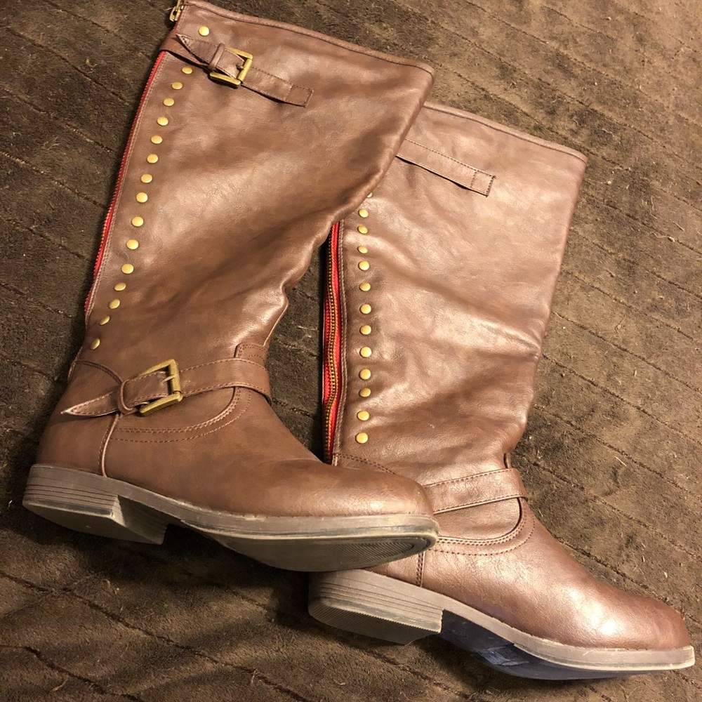 Wide Calf Knee High Boots